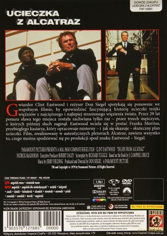 Ucieczka z Alcatraz [DVD]