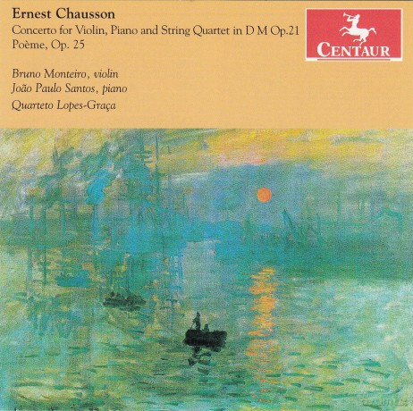 Chausson: Concerto for Violin [CD]