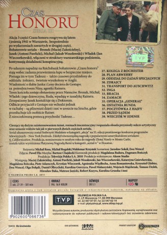 Czas Honoru sezon 3 (odcinki 27-39) [BOX] [4DVD]