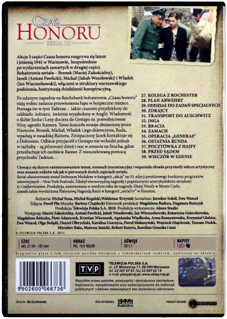 Czas Honoru sezon 3 (odcinki 27-39) [BOX] [4DVD]