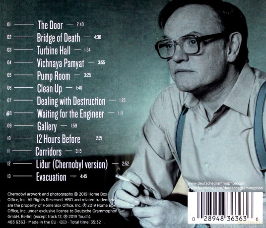 Chernobyl soundtrack (Czarnobyl) (Hildur Gudnadottir) [CD]