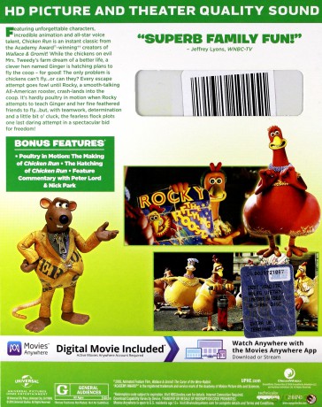 Chicken Run (Uciekające kurczaki) [Blu-Ray]