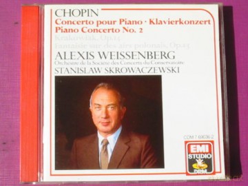 Alexis Weissenberg: Chopin: Piano Concerto no.2, Fantasy on Polish Folksongs, Krakowiak [CD]