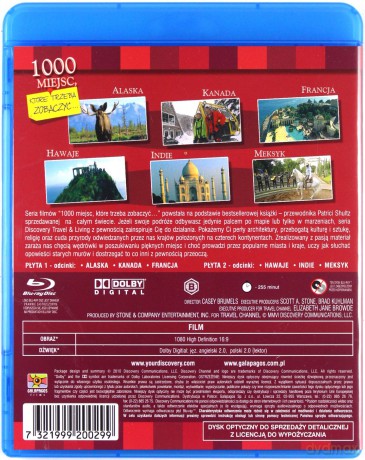Discovery Atlas: 1000 miejsc, które trzeba zobaczyć [2xBlu-Ray]
