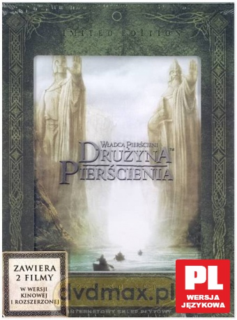 Władca Pierścieni Drużyna Pierścienia Edycja Limitowana (2 wersje) [2DVD]