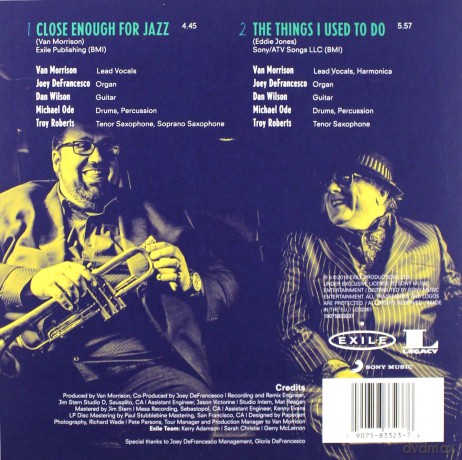 Van Morrison: Close Enough For Jazz / The Things I Used To Do [Winyl]
