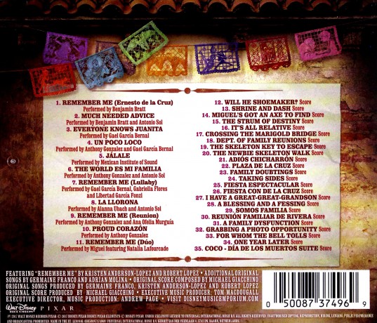 Coco soundtrack [CD]