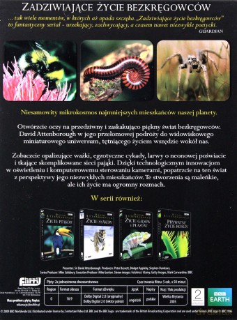 David Attenborough Przedstawia: Zadziwiające życie bezkręgowców [DVD]