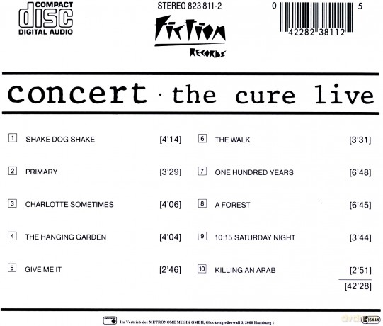 The Cure: Concert: The Cure Live [CD]