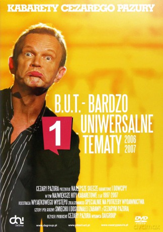 Kabarety Cezarego Pazury: B.U.T. Bardzo Uniwersalne Tematy / Przystojny jestem? / Kabaret z Pazurem Pakiet [3DVD]