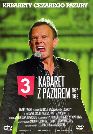 Kabarety Cezarego Pazury: B.U.T. Bardzo Uniwersalne Tematy / Przystojny jestem? / Kabaret z Pazurem Pakiet [3DVD]