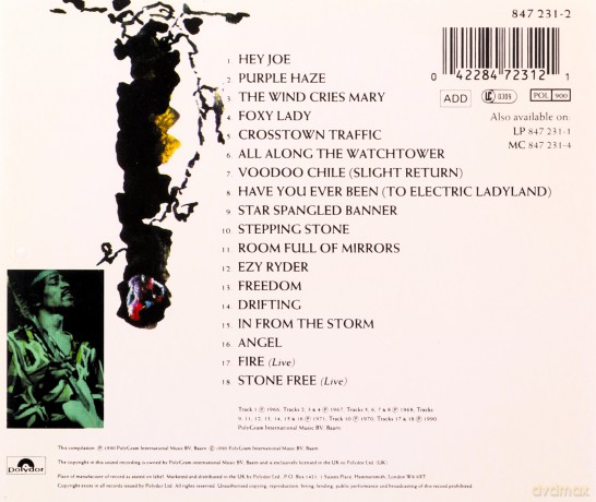 Jimi Hendrix: Cornerstones 1967-1970 [CD]