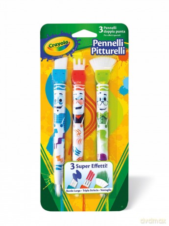 Crayola 3-Count Paint Pals Paint Brushes