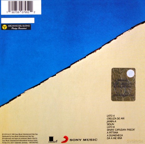 Fabrizio De Andre: Creuza De Ma - Vinyl Replica Limited Edition [CD]