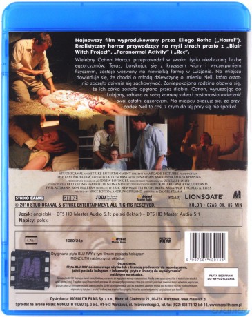 Ostatni egzorcyzm [Blu-Ray]