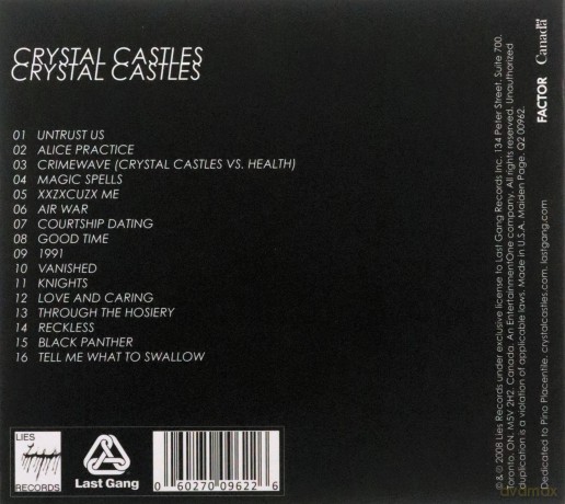Crystal Castles: Crystal Castles [CD]