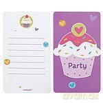 Cupcake Partyeinladungen