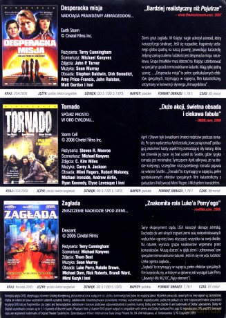 Kolekcja Kina Katastroficznego: Tornado / Desperacka Misja / Zagłada [BOX] [3DVD]