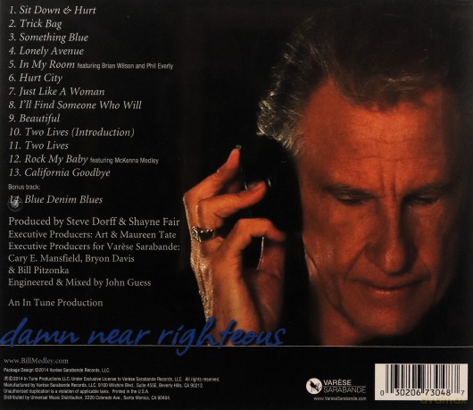 Bill Medley: Damn Near Righteous [CD]