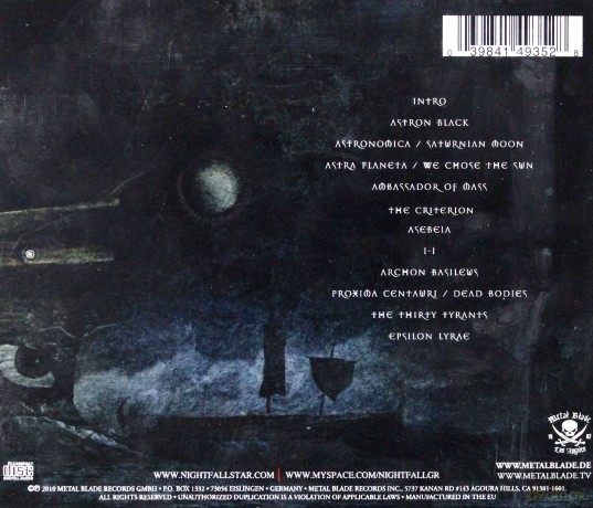Nightfall: Astron Black and the Thirty Tyrants [CD]