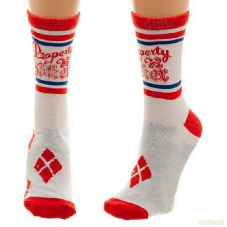 Dc Comics Suicide Squad Property Of Joker Crew Socks