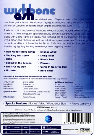 Wishbone Ash: 30th Anniversary Concert Live [DVD]