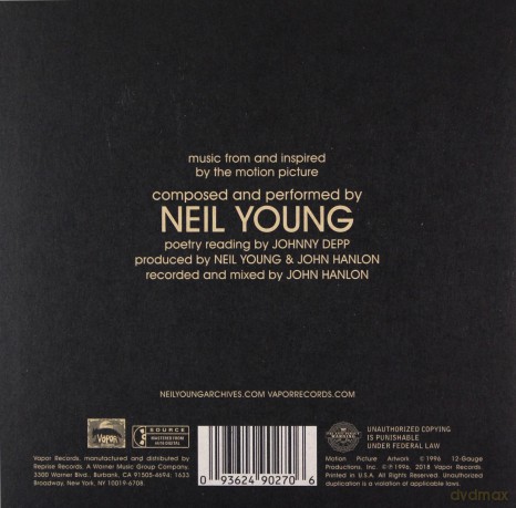 Neil Young: Dead Man: A Film By Jim Jarmusch [CD]