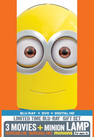 Despicable Me 3 Movie Collection With Minion Lamp [Blu-Ray]