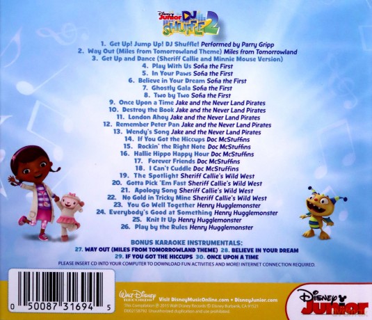 Disney Junior Dj Shuffle 2 [CD]