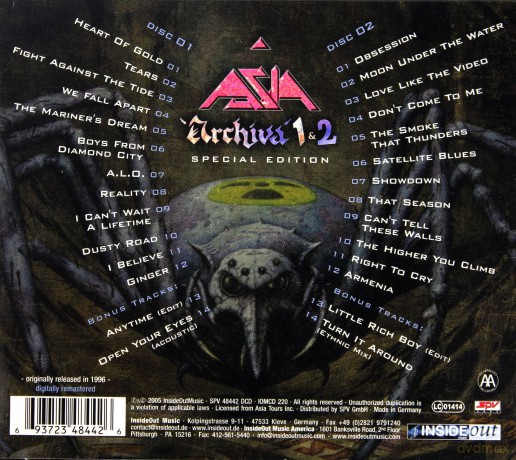 Asia: Archiva I+II [2CD]