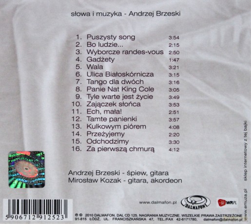 Andrzej Brzeski: Tamte Panienki (digipack) [CD]