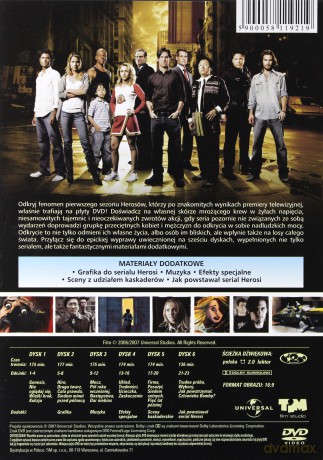Herosi sezon 1 [6DVD]
