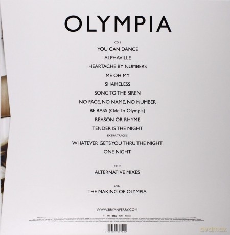 Bryan Ferry: Olympia Limited Edition (NTSC) [2CD]+[DVD]