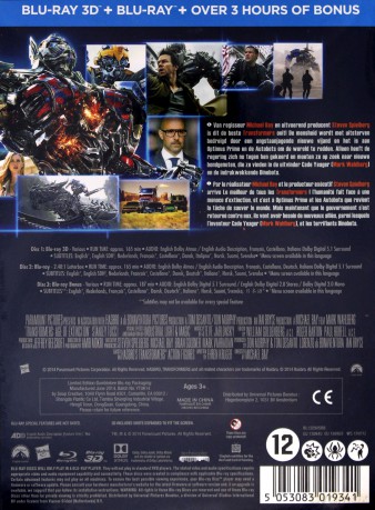 Transformers: Age of Extinction (Wiek zagłady) [Blu-Ray 3D]+[2xBlu-Ray]