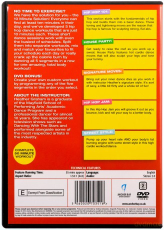 10 Min Solution Cardio Hip Hop Blast [DVD]
