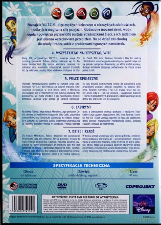 W.I.T.C.H. (Witch) Czarodziejki 2  [DVD]