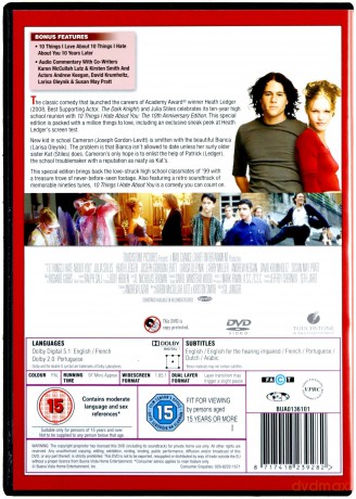 10 Things I Hate About You (Zakochana złośnica) [DVD]