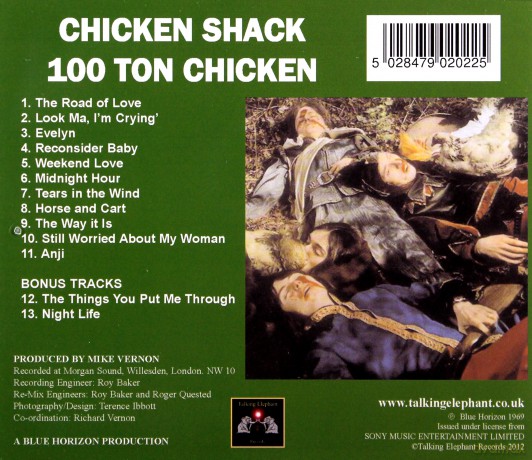 Chicken Shack: 100 Ton Chicken [CD]