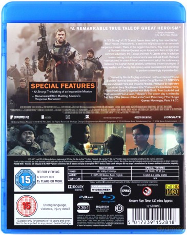 12 Strong (Dwunastu odważnych) [Blu-Ray]