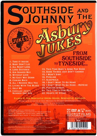 Southside Johnny The Asbury: 13 09From Southside To Tynesid [DVD]