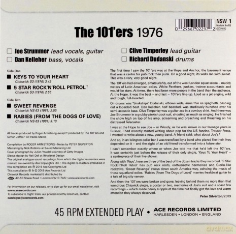 101ers: 1976 EP [Winyl]