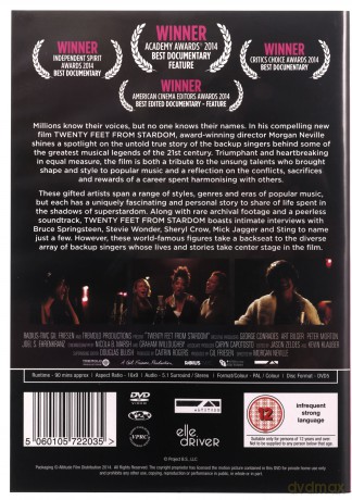 20 Feet From Stardom (O krok od sławy) [DVD]