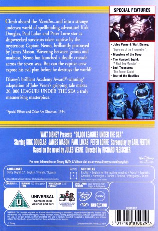 20,000 Leagues Under The Sea (20 000 mil podmorskiej żeglugi) [DVD]