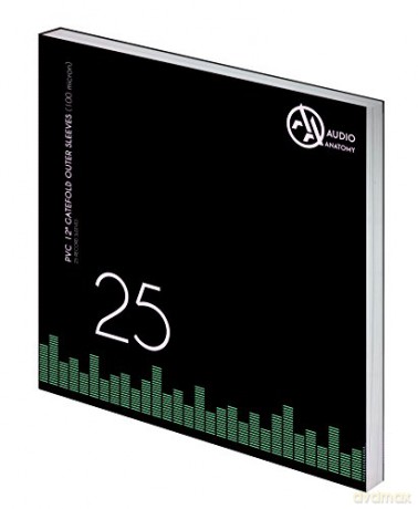 Audio Anatomy: 25 X 12Inch PVC Gatefold Outer Sleeves (100 Micron)