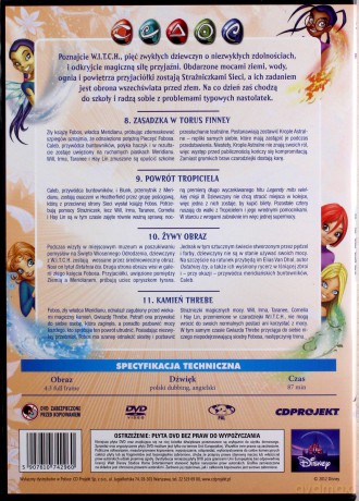 W.I.T.C.H. (Witch) Czarodziejki 3 [DVD]