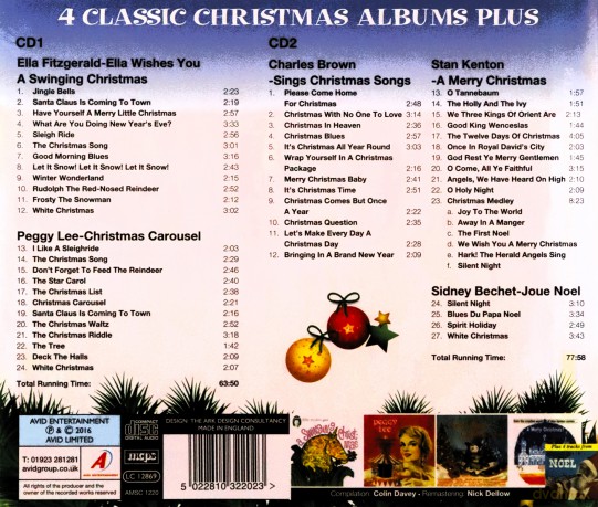 4 Classic Christmas Albums Plus [CD]