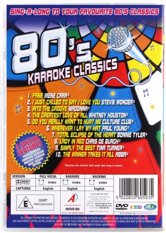 80S Karaoke Classics [DVD]