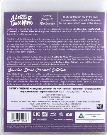 A Letter To Three Wives (List do trzech żon) [2xBlu-Ray]