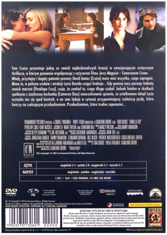 Vanilla Sky [DVD]
