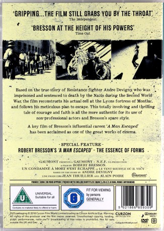 A Man Escaped (Ucieczka skazańca) [DVD]